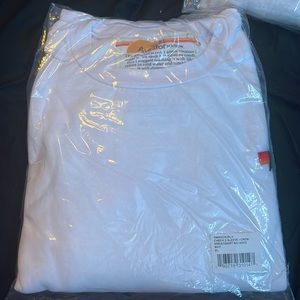 Aviator Nation CHECK 2 SLEEVE RELAXED CREW SWEATSHIRT - WHITE XL